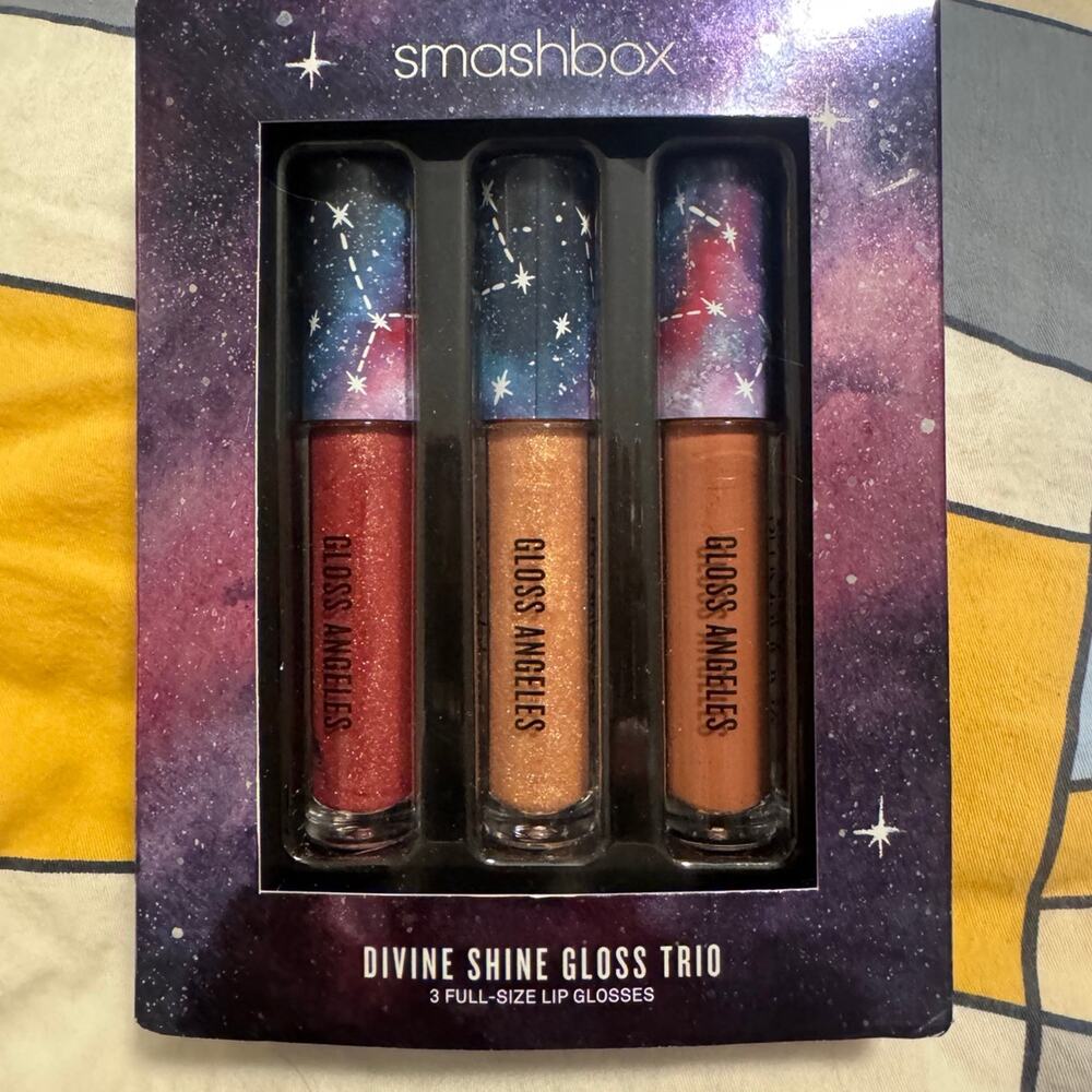 Smashbox Cosmic Celebration Gloss Angeles Trio – 3 Full Size Lip Glosses NEW